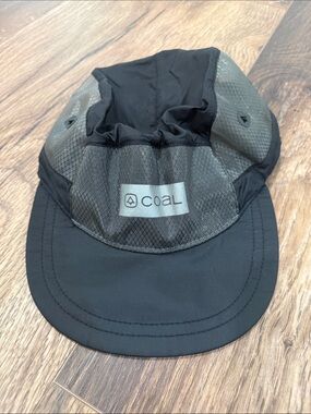 Men's Coal Black Performance Running Cap